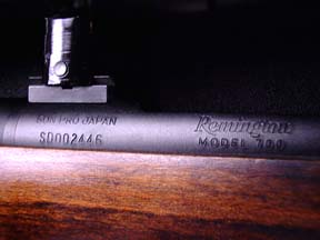 Marcas de fábrica del M40A1